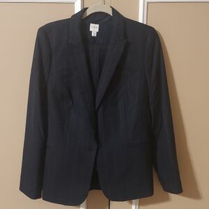 JCrew Dark Pinstripe Blazer & Pants Suit Size 12 BNWT